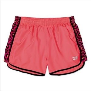 Victoria secret cheetah athletic shorts